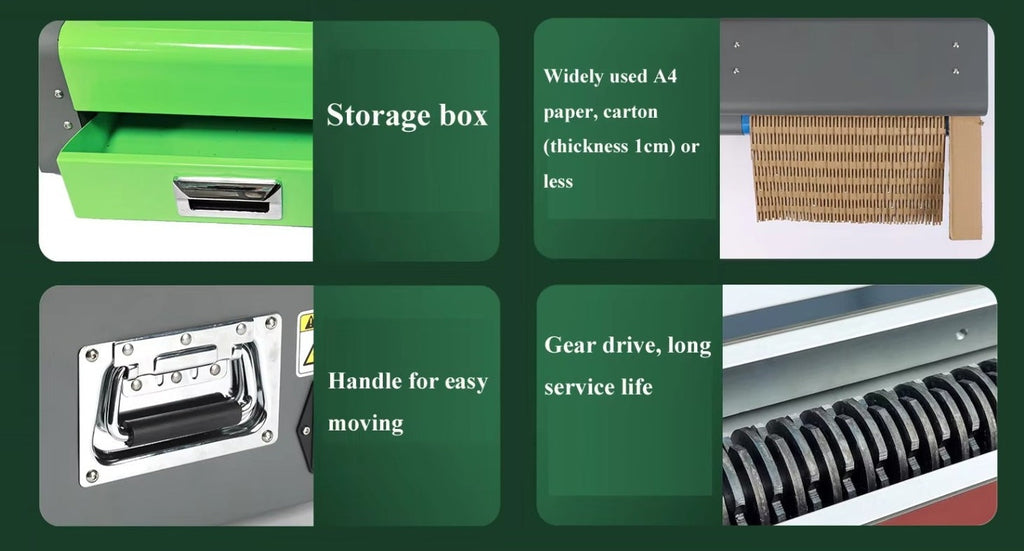 Cardboard shredder machine PS70 (Packing Wrap cutting) 325mm Blade Width, Waste Box Converter