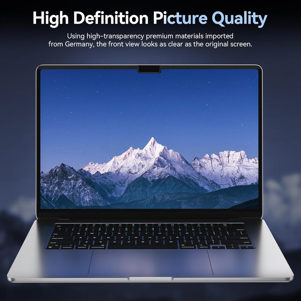 MacBook Privacy Screen Filter | Anti-Spy HD Glass & Blue Light Protection
