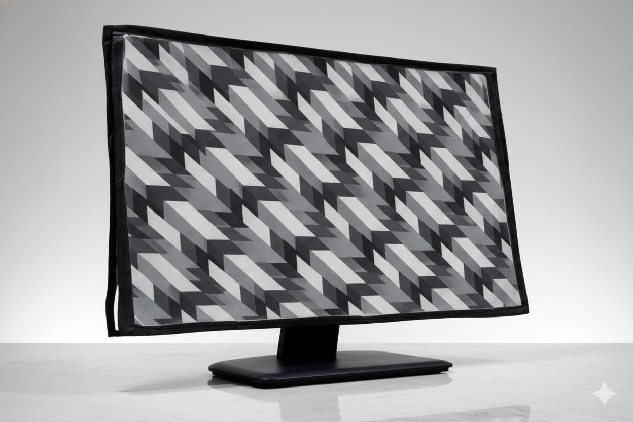 Transparent Monitor Dust Cover | PVC LCD/LED Screen Protector for PC Displays