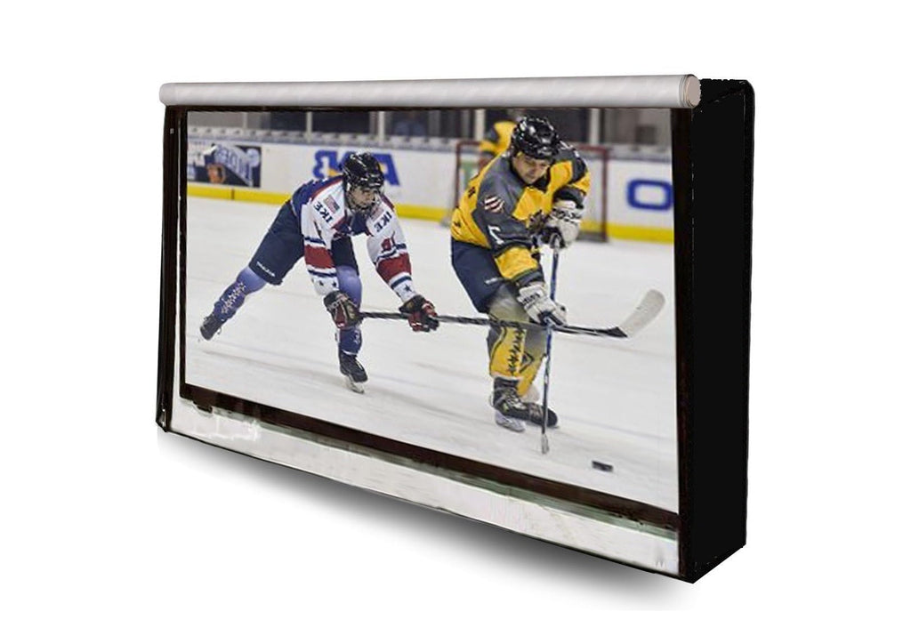 Blufury Universal Waterproof PVC TV Cover | Dustproof Geometric Pattern Design