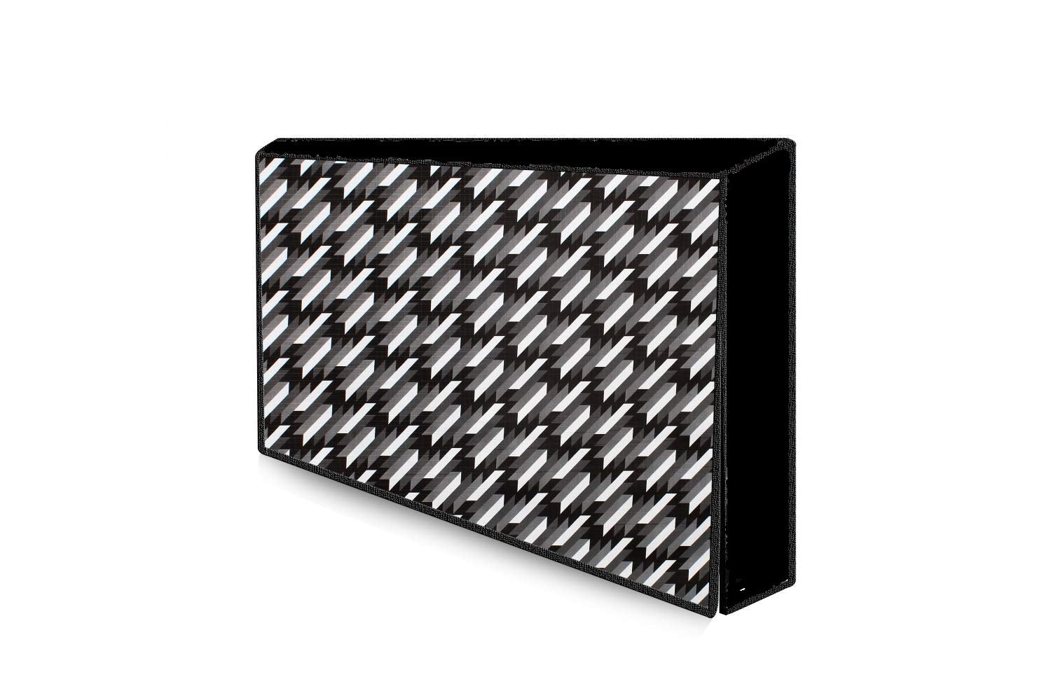 Blufury Universal Waterproof PVC TV Cover | Dustproof Geometric Pattern Design